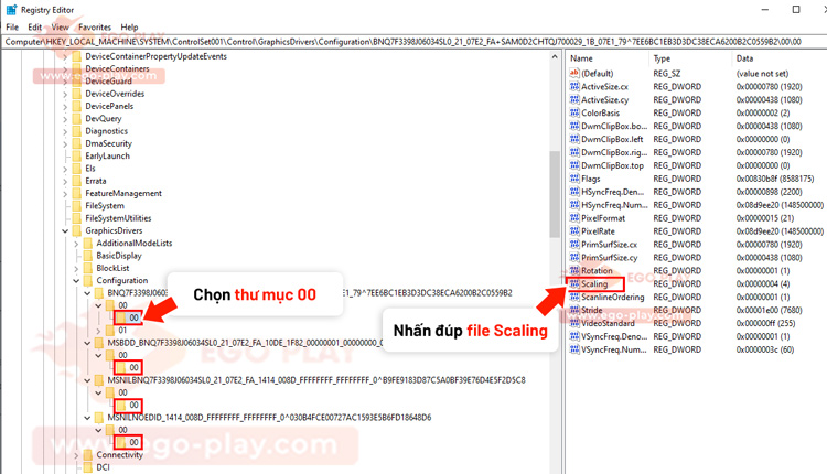 Chỉnh đế chế full màn hình bằng regedit