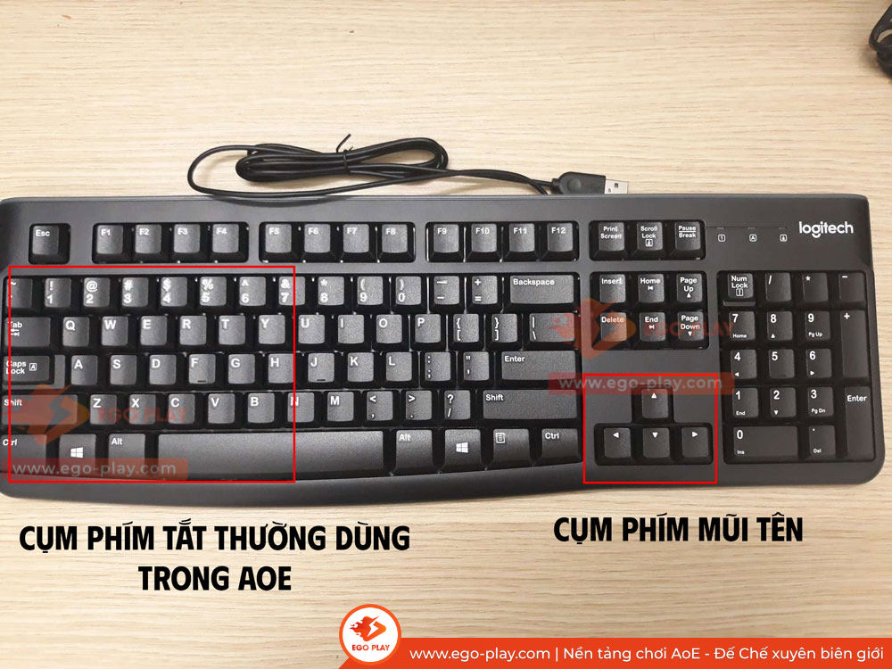 bàn phím chơi aoe