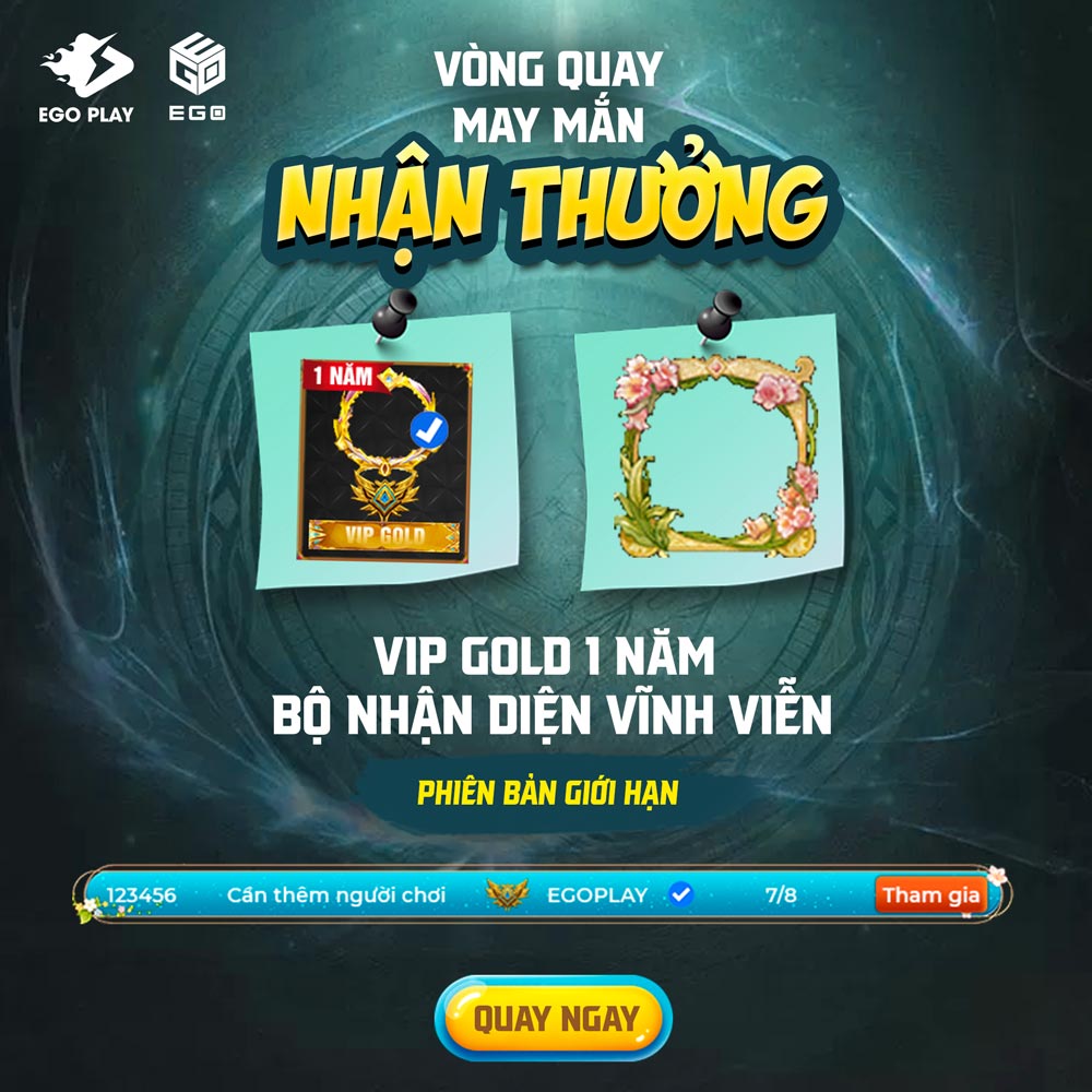 cách chơi vòng quay may mắn
