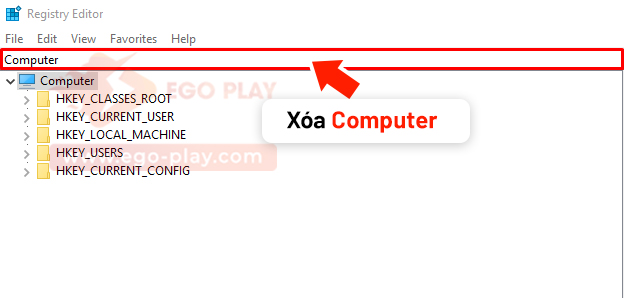 cài đặt registry window