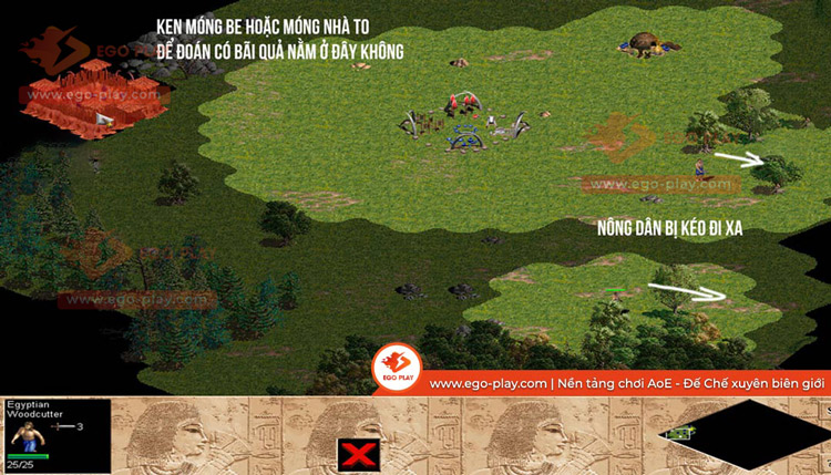cách dò đường trong Đế Chế AOE