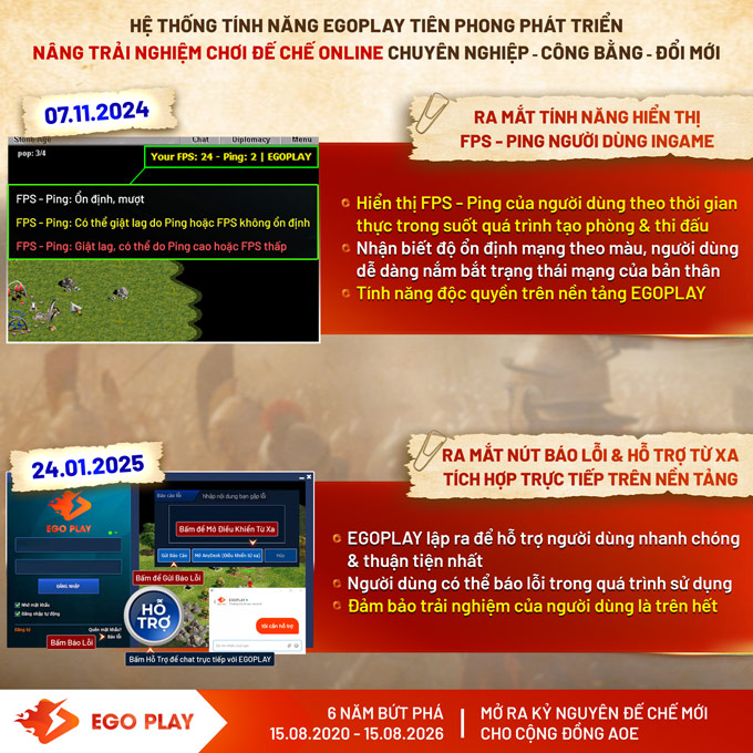 ping chơi aoe egoplay