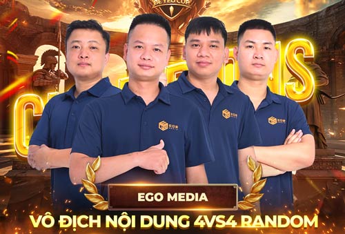 AoE Bé Yêu Cup 2025: EGO ngược dòng ấn tượng tại chung kết 4vs4 Random