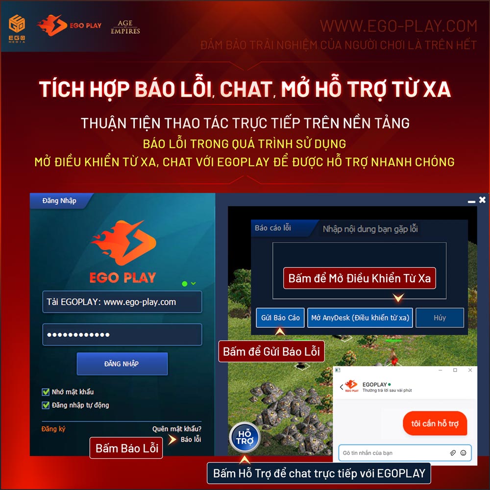 sửa lỗi EGOPLAY