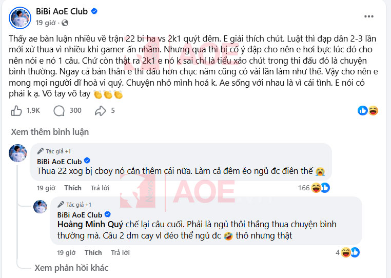 BiBi l&ecirc;n tiếng ch&iacute;nh thức về t&igrave;nh huống đập d&acirc;n của 2k1 Bắc Ninh