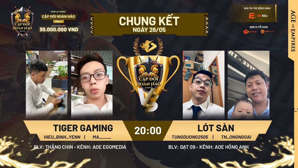 Tiger Gaming đấu Lót Sàn ở chung kết Cặp Đôi Hoàn Hảo mùa 2 - EGOPLAY SERIES
