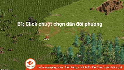 chạy dân trong aoe