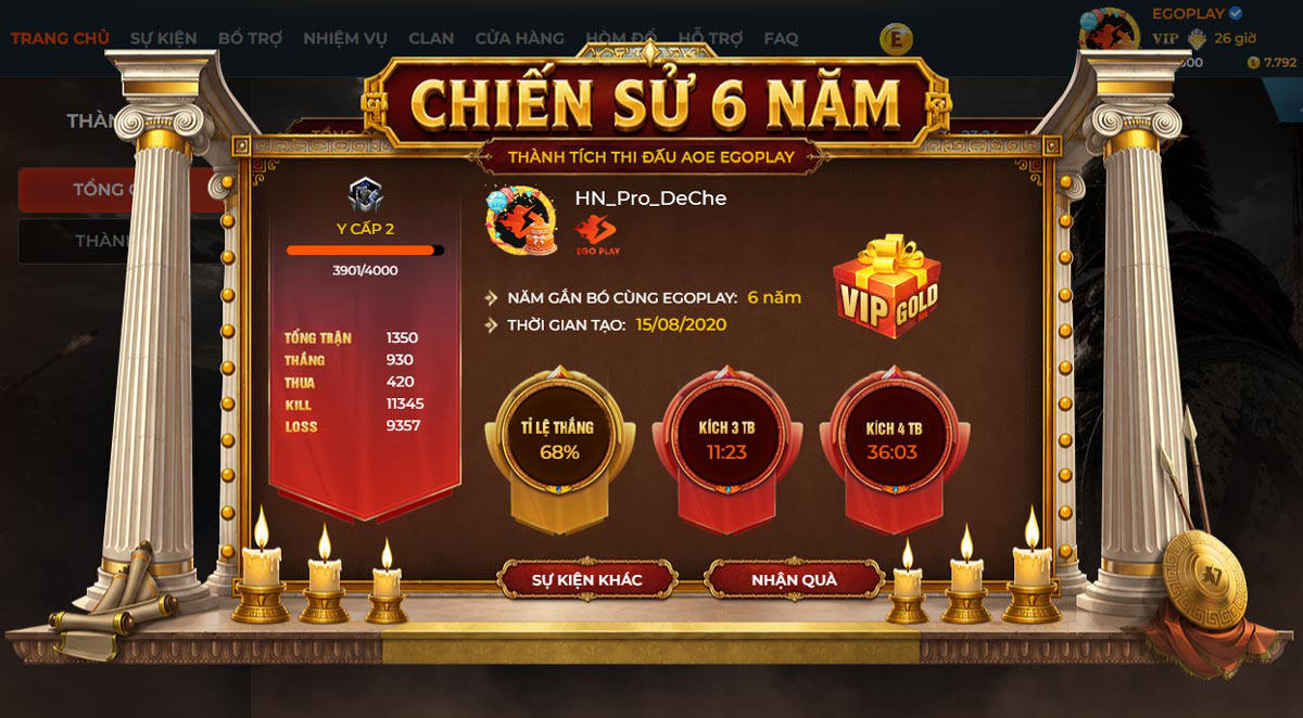 chiến sử 6 năm aoe egoplay