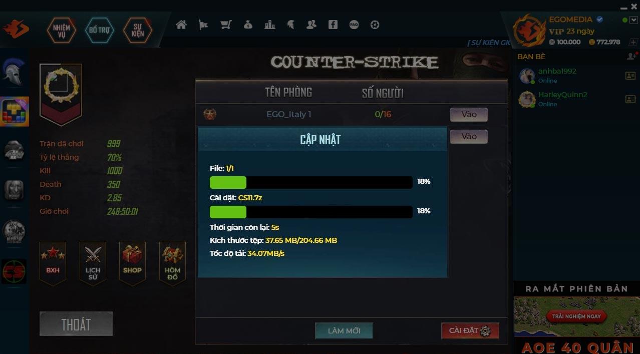 chơi counter strike 11