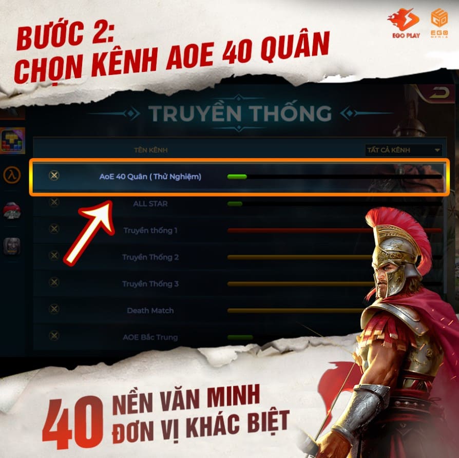 Chơi đế chế 40 quân