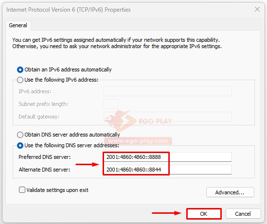 Đổi Dns windows