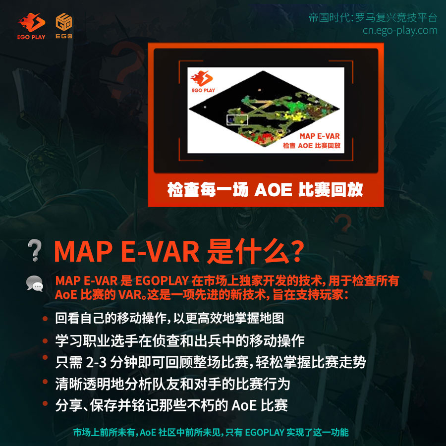 MAP E-VAR：EGOPLAY独家开发的AOE比赛VAR检测技术