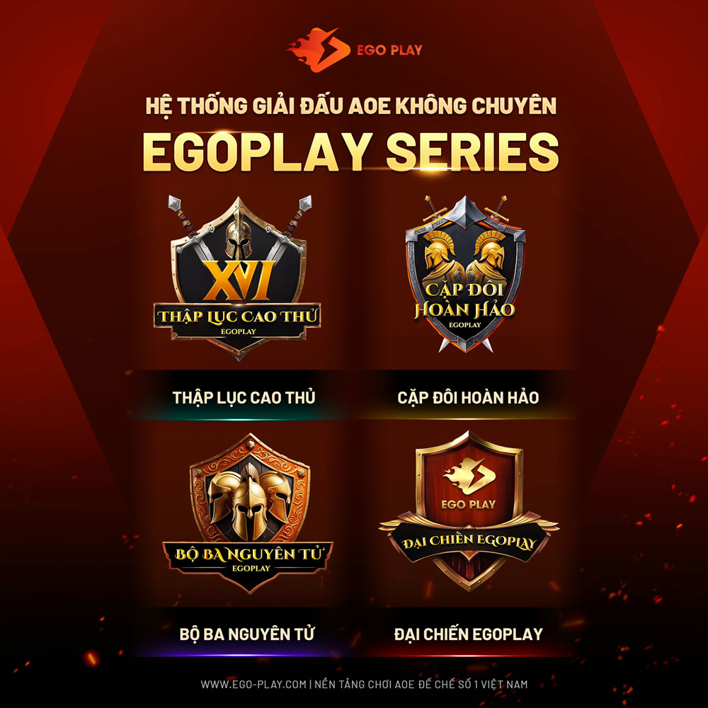 hệ thống giải đấu aoe egoplay series