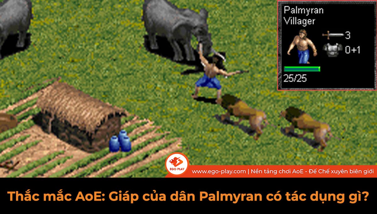 Giáp của dân Palmyran AoE có tác dụng gì?