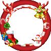 Khung avatar lật thẻ may mắn noel 2025
