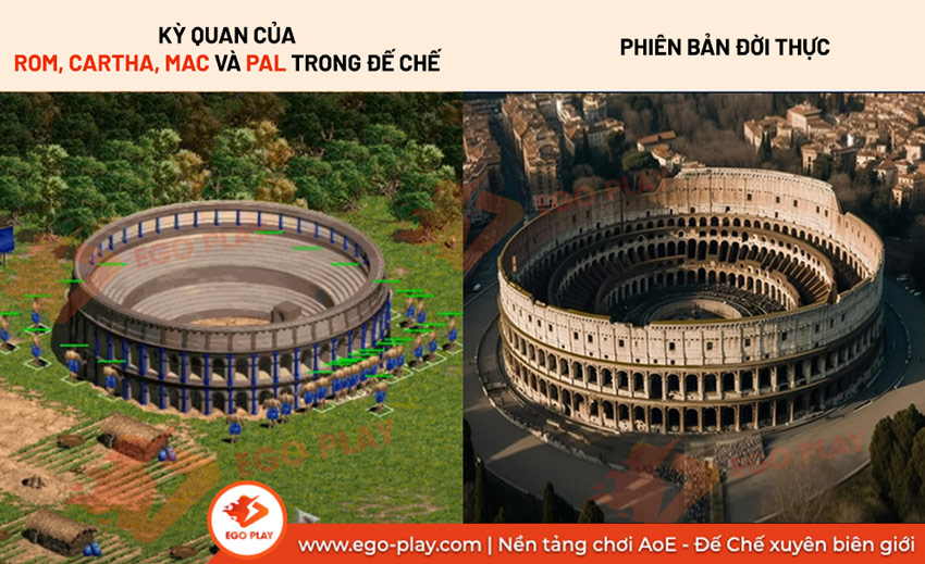 Kỳ quan Roman trong AoE