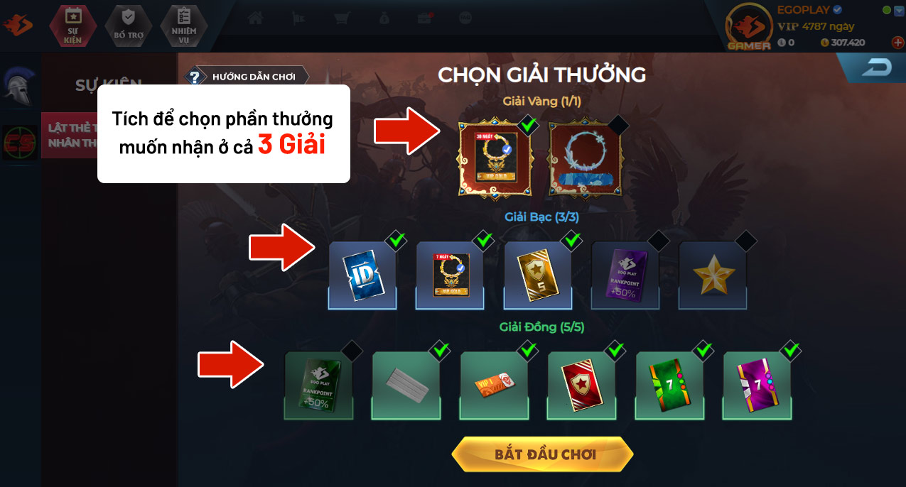 lat the trúng quà