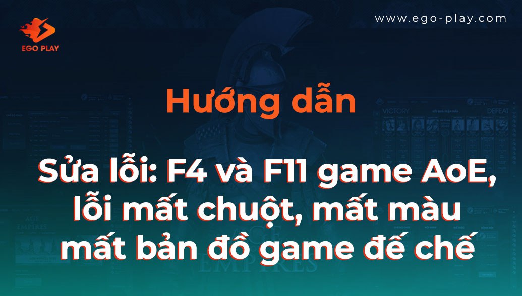 mất màu, mất chuột game đế chế