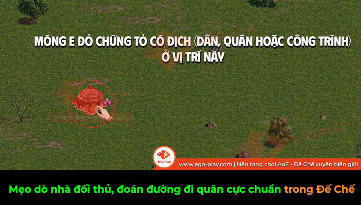 mẹo dò nhà đối thủ và đoán đường đi quân khi chơi đế chế online