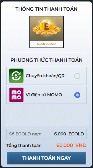 nạp tien ego play