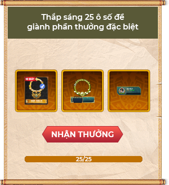 phần thưởng đặc biệt ô số may mắn 