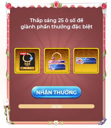 phần thưởng đặc biệt ô số may mắn 