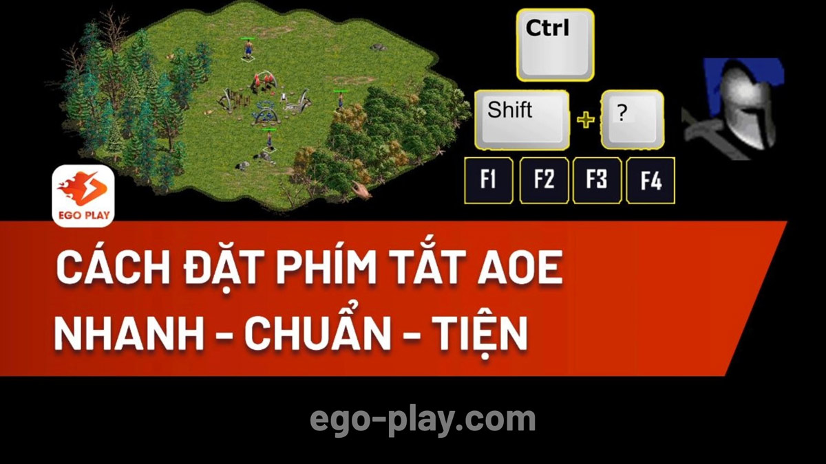 Cách đặt phím tắt AoE nhanh, chuẩn, tiện