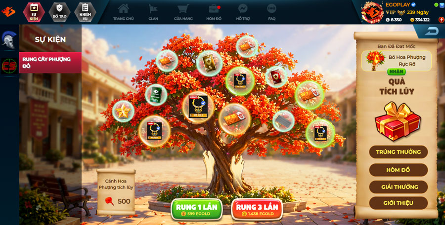 sự kiện rung c&acirc;y phượng