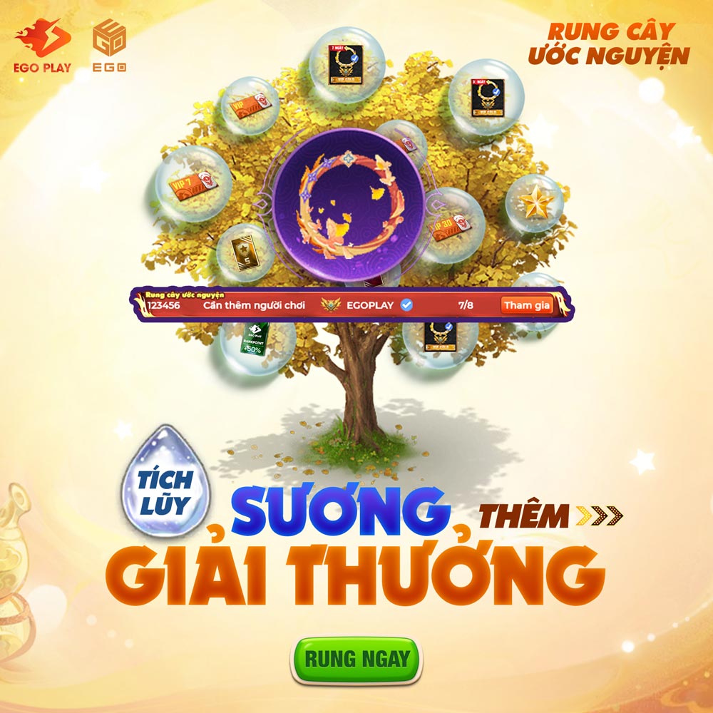 sự kiện rung cây ước nguyện