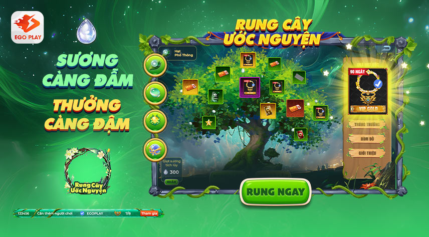 sự kiện rung cây ước nguyện