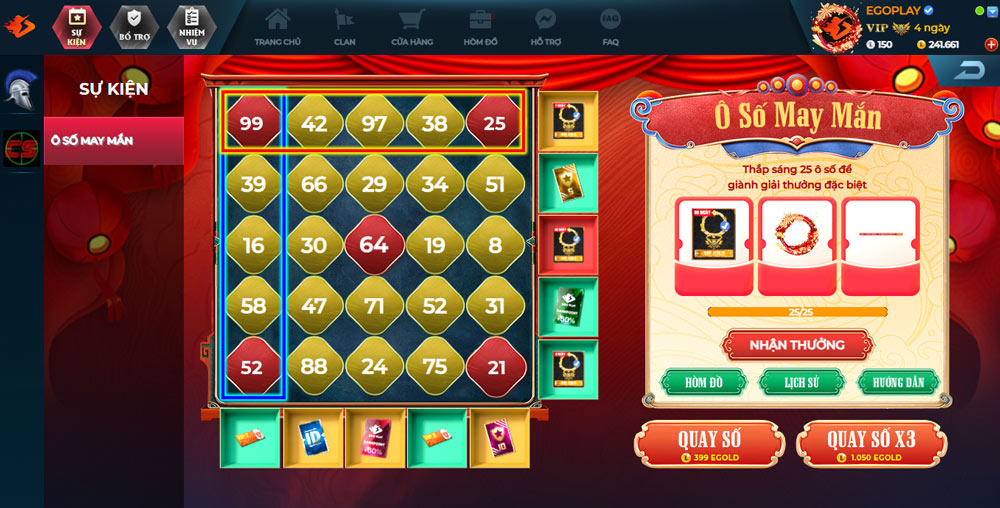 sự kiện tết 2026 &ocirc; số may mắn