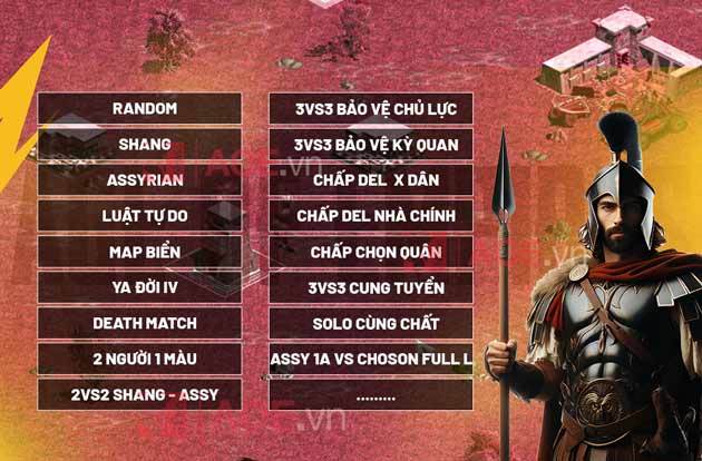 AoE có bao nhiêu thể thức? Tổng hợp tất cả thể thức từng xuất hiện trong lịch sử cộng đồng