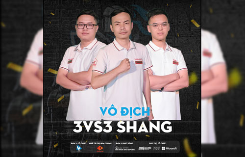 Team Thiên Khôi 1 vô địch 3vs3 Shang giải đấu AoE Hà Nội Open 12