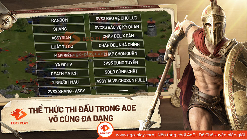 thể thức thi đấu đế chế aoe
