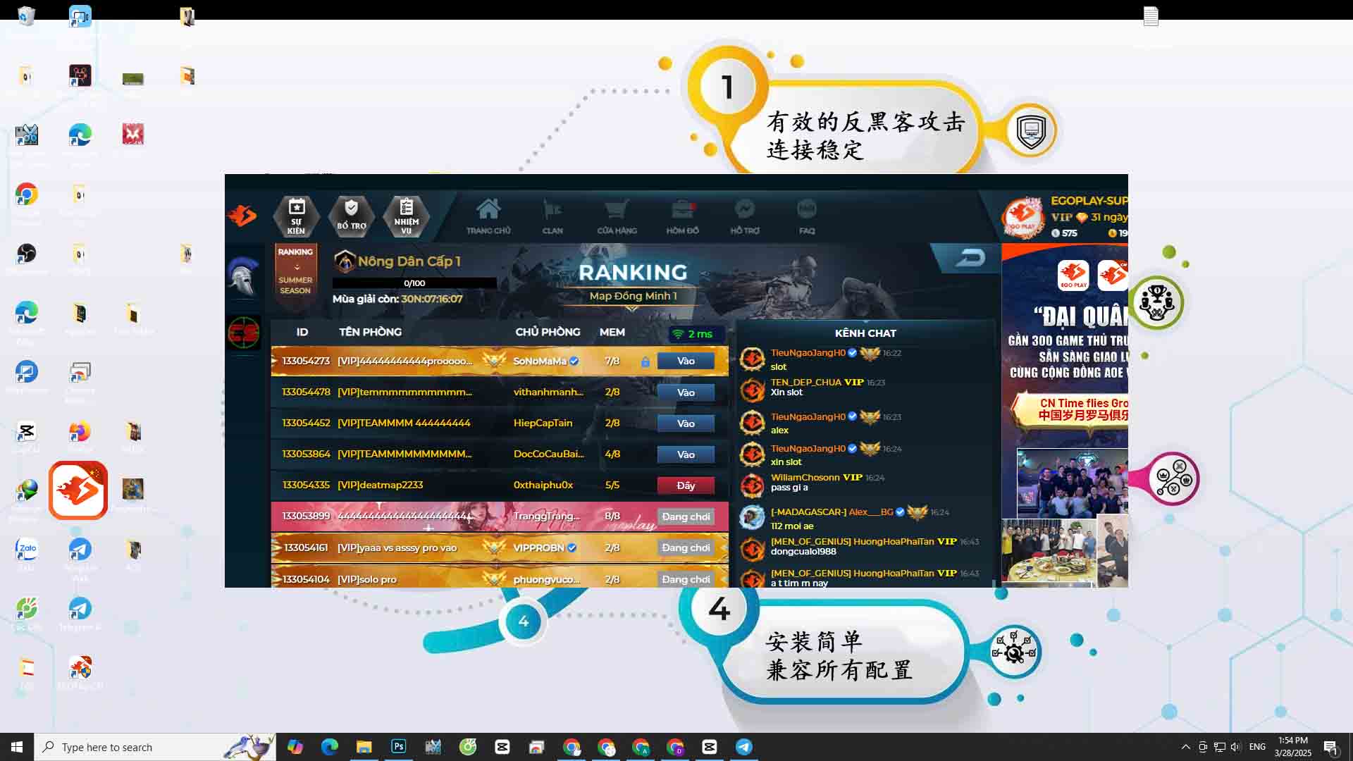 thu nhỏ màn hinh aoe trên win 10
