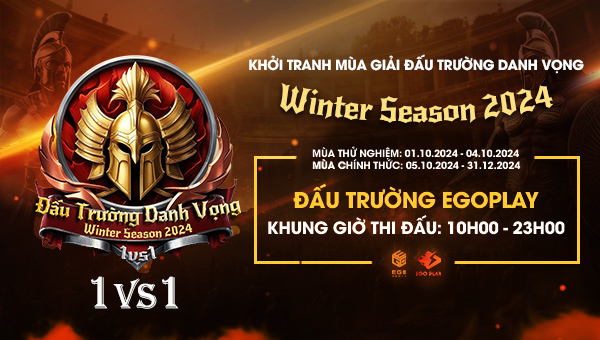 Mùa Giải Đấu Trường Danh Vọng Winter Season 2024